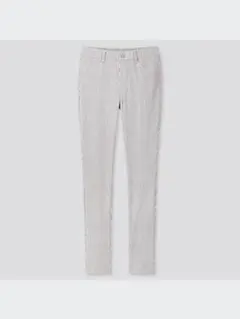 美品 UNIQLO ウルトラストレッチプリントレギンスパンツ ストライプ XL
