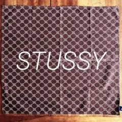 STUSSY バンダナ　モノグラム　SS柄　ステューシー　2枚　茶色、ネイビー STUSSY モノグラム バンダナ / オールド ステューシーの通販 by rita's