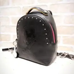 ★【サマンサヴェガ】ミッキーコラボ リュックサック スタッズ ブラック 美品