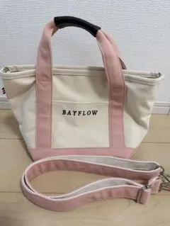 BAYFLOW トートバッグ ピンク 2WAYのサムネイル