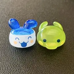 たまごっち ぷくっとクリアリング ガチャガチャ みみっち くちぱっち 開封済み