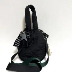 BAYFLOW ベイフロー チャーム付 キルト巾着　ショルダーバック