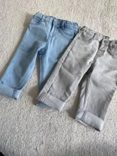 【H&M】スリムフィットデニム　size86（85） 2本セット