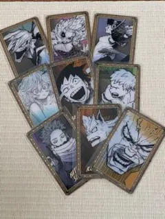 僕のヒーローアカデミア 原画展 箔押しクリアカード Ａ組
