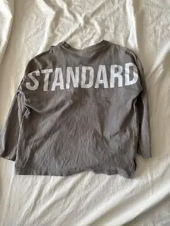 デビロック STANDARD バックロゴ 長袖Tシャツ ブラウン 130