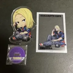 ファボテリア　サカモトデイズ　ミニキャラアクスタ　クリアカード　神々廻　セット
