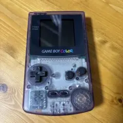 GAME BOY COLOR クリアパープル 【ジャンク品】ゲームボーイカラー