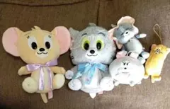 トムとジェリー　ぬいぐるみ　まとめ売り　　美品　セット