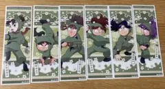 忍たま乱太郎　ロングステッカー　3年生　コンプリートセット