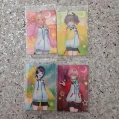 ホロライブウエハースカード4　不知火フレア　夏色まつり　大空すばる　鷹嶺ルイ