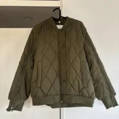 GU rokh キルティングジャケット オリーブ