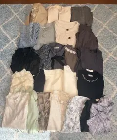 レディース服まとめ売り　M-Lサイズ多め　計24点　可愛い　清楚