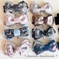 TU＆E様 専用ページ リバティ リボン ポニーフック