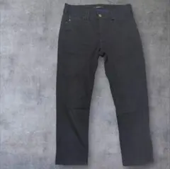 SOMETHING　EDWIN　ブラックデニムパンツ