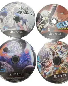 PS3 解放少女SIN　地球防衛軍4　P4U　ガンダム 　ソフトまとめ売り