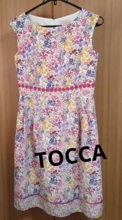 TOCCA 花柄 ノースリーブ ワンピース