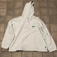 90s NIKE 白タグフーディ パーカー ビックスウォッシュ 短丈 円堂守