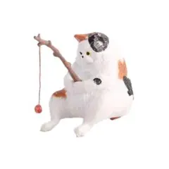 【バラ売り】釣り猫 フィギュア アクアリウム 水槽 オブジェのサムネイル