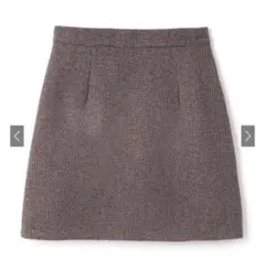 GRL インパン付き千鳥格子チェック台形スカート[ac1834]