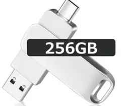 256GB USBメモリー タイプC TYPE USB-A両対応 2in1