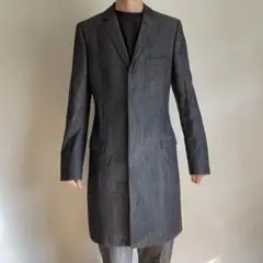 DOLCE & GABBANA ダークグレー チェスターコート