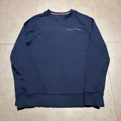 Tommy Hilfiger トレーナー　スウェット　紺　ネイビー　前V M