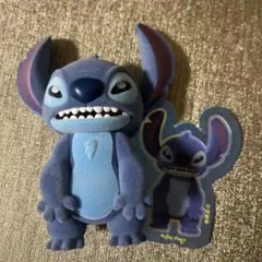 スティッチ フィギュアとステッカーセット