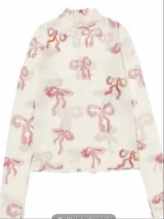 POPPY リボン柄 ピンク シースルー 長袖Tシャツ あさぎーにょ POPPY あさぎーにょ リボンシースルートップス - メルカリ