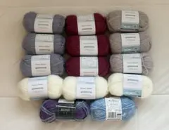 モヘア毛糸 14玉セット まとめ売り