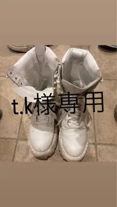 ZARA swag白ブーツ　　archive opium 亜熱帯　swagのサムネイル
