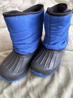 ヒラキ キッズ スノーブーツ 青 21cm
