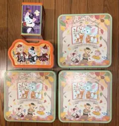 6031 ディズニー　ダッフィー　空き缶　5セット