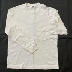 UNIQLO U ホワイト 長袖カットソー S ロンt