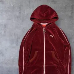 ベロア パーカー