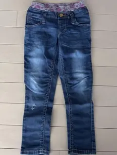 サムシング　スキニーデニムパンツ　120cm