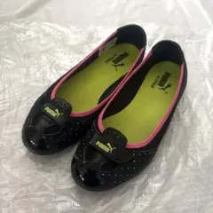 PUMA プーマ フラットシューズ Zandy Dots ドット柄 23