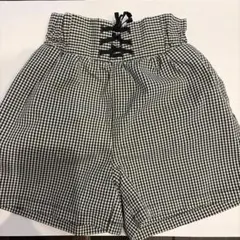GU ギンガムチェック ショートパンツ 110cm