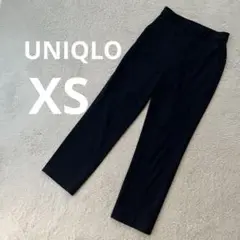 UNIQLO ユニクロ　スラックス パンツ カジュアル ポケット付き XS 黒
