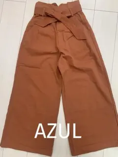 【美品】AZUL ワイドパンツ ハイウエスト Mサイズ