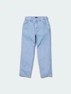 【送料無料】ユニクロ ワイドフィットジーンズ(丈標準74〜77cm)