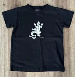 agnes b. ENFANT トカゲプリント Tシャツ ブラック 8ans - メルカリ