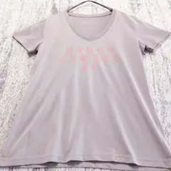 a979　アンダーアーマー　ロゴTシャツ　レディース　M　パープル系　半袖のサムネイル