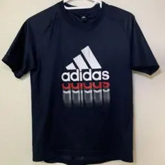 adidas キッズ 半袖Tシャツ ネイビー