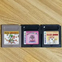 ゲームボーイ ソフト3点