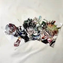 僕のヒーローアカデミア　クリアファイル【緑谷出久・爆豪勝己・轟焦凍】
