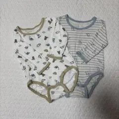 【80cm】2点セット　ベビー肌着 ボディースーツ
