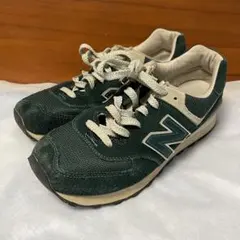 ニューバランス 574classic グリーン スニーカー 25.5cm