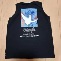 ※美品※　Mark Gonzales ノースリーブ Tシャツ ブラック160のサムネイル