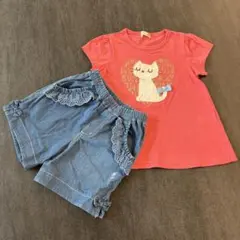 KP COCOちゃん　トップス＆デニムショートパンツ　110cm