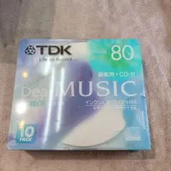 TDK 音楽用 CD-R 80分 10枚パック　1〜4セットまで購入相談可